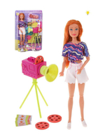 Кукла тип модель "Профессия" свет, с аксесс. на бат. коробка (Defa lucy)