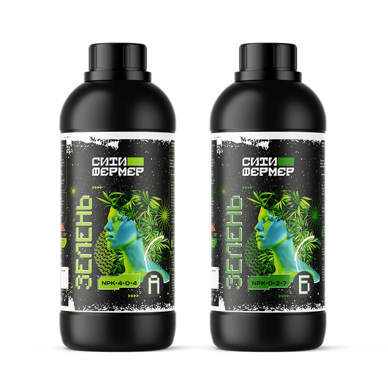 Ситифермер Зелень А+Б 1 л Набор органоминеральных удобрений