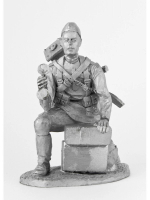 Оловянный солдатик Телефонист РККА, 1944 год.