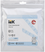Лента светодиодная 5м LSR-5050W60-14,4-IP20-12В IEK