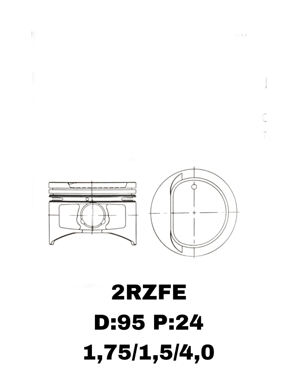 ПОРШНЯ 2ZRFE