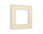 AF580301 Рамка ALFA Arctic (Бежевый Стекло органическое) 1-ая