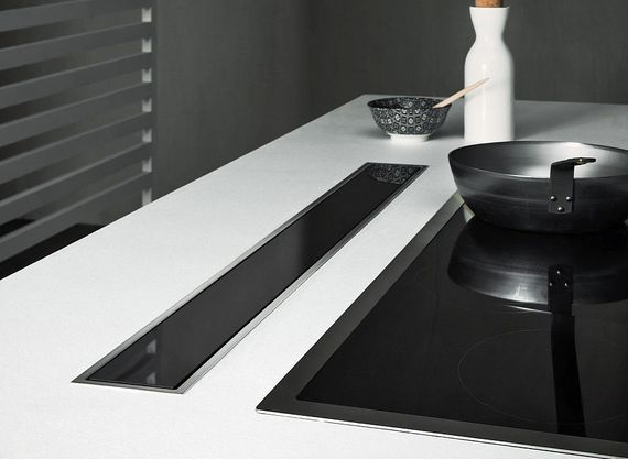 Вытяжка Falmec DOWNDRAFT GLASS BLACK 120 (без мотора)