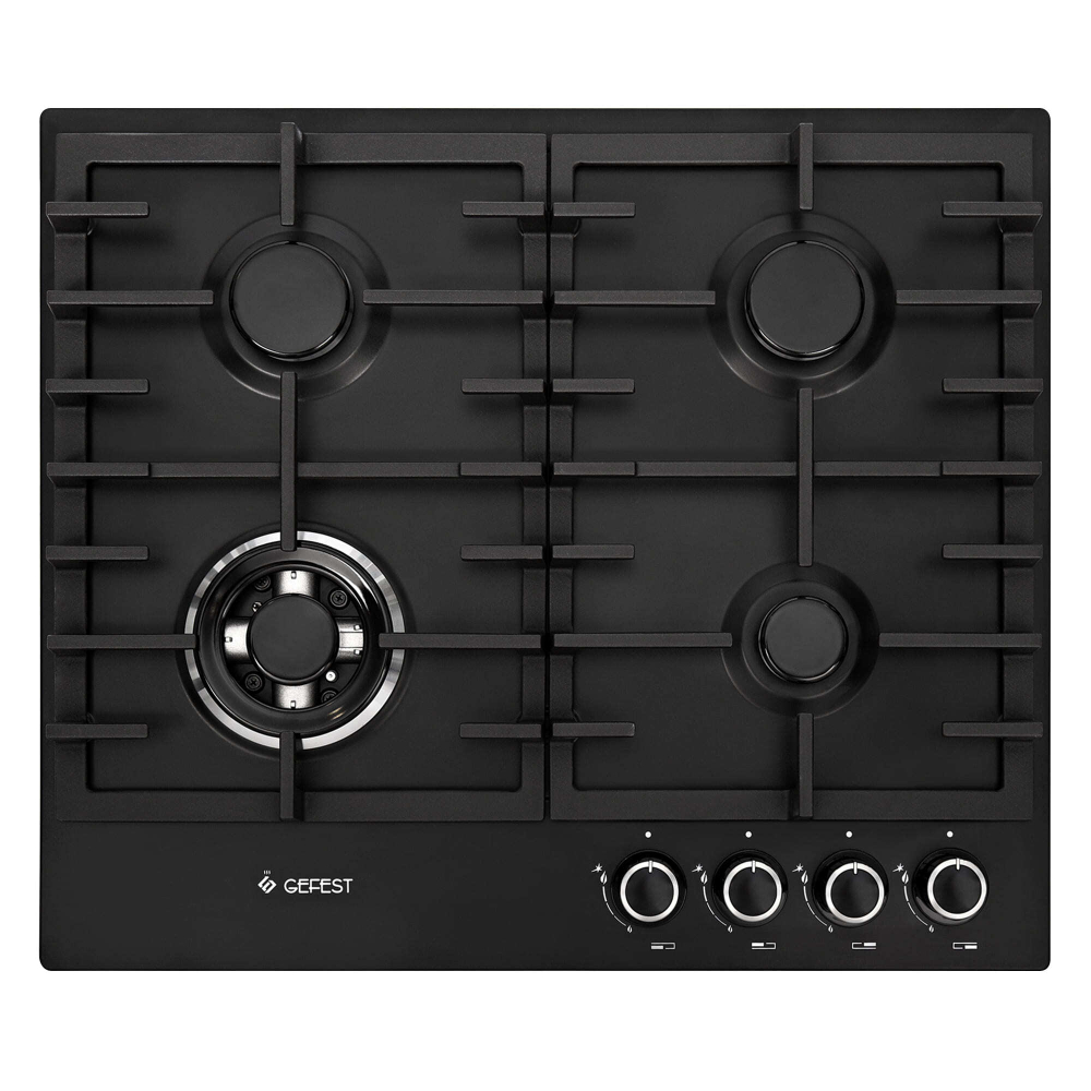 Встраиваемая поверхность  GEFEST ПВГ 1214-01 K2 черный