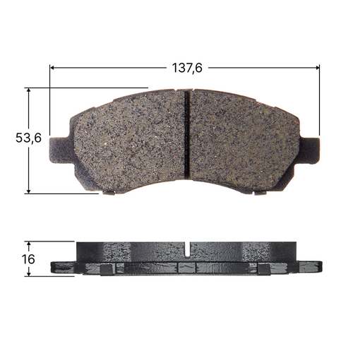 Колодки тормозные дисковые Avantech передние AV1006