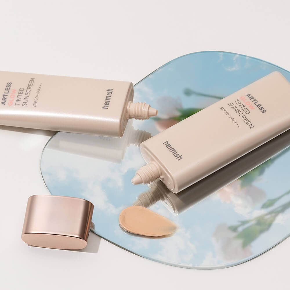 Heimish Тонирующий санскрин с сияющим финишем Artless Glow Tinted Sunscreen SPF50+ PA+++, 40 МЛ