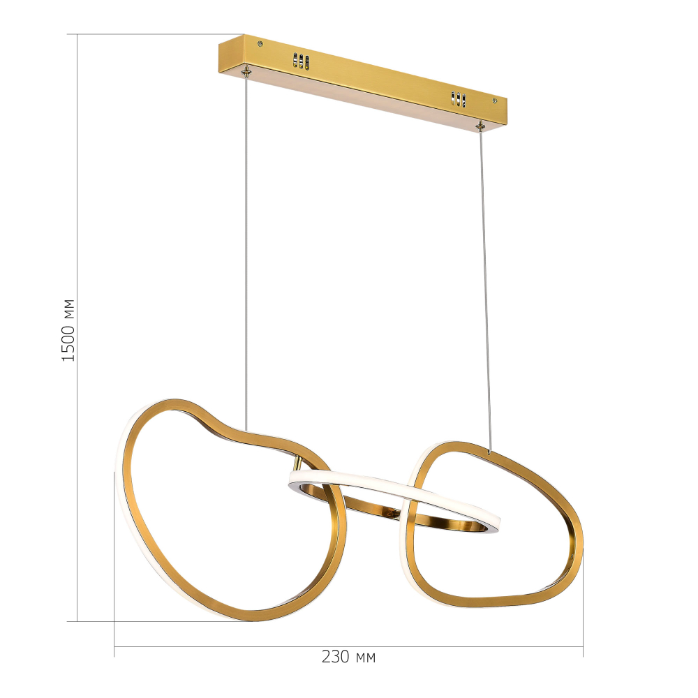 Светильник подвесной ABRA LED 26W 4000K