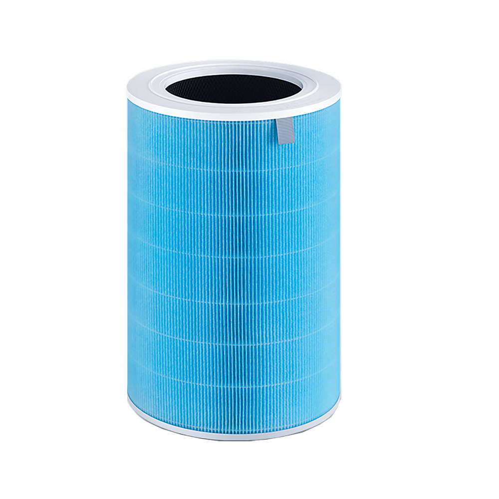 Фильтр 3-х ступенчатый с угольной вставкой для Xiaomi Air Purifer 1/2/2C/2S/2H/3/3H/3C D200 (голубой)
