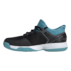 Детские теннисные кроссовки adidas Ubersonic 4 Kids - Black, Blue-gray