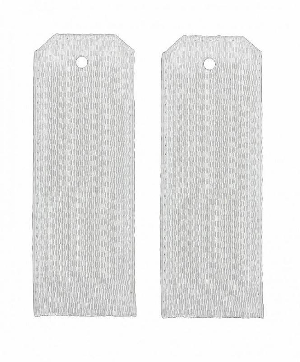 Погоны белые чистые без канта (Полиция )