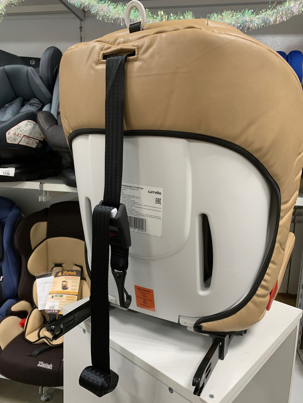 Автокресло Carrello KX-20 Alto IsoFix beige lion