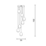 Подвесной светильник MD13003023-7A chrome