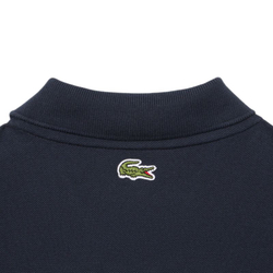 Мужское теннисное поло Lacoste Classic Fit Printed Petit Piqué - black