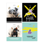 Тетрадь А5 96л. клетка "Откровение" скрепка (BG)