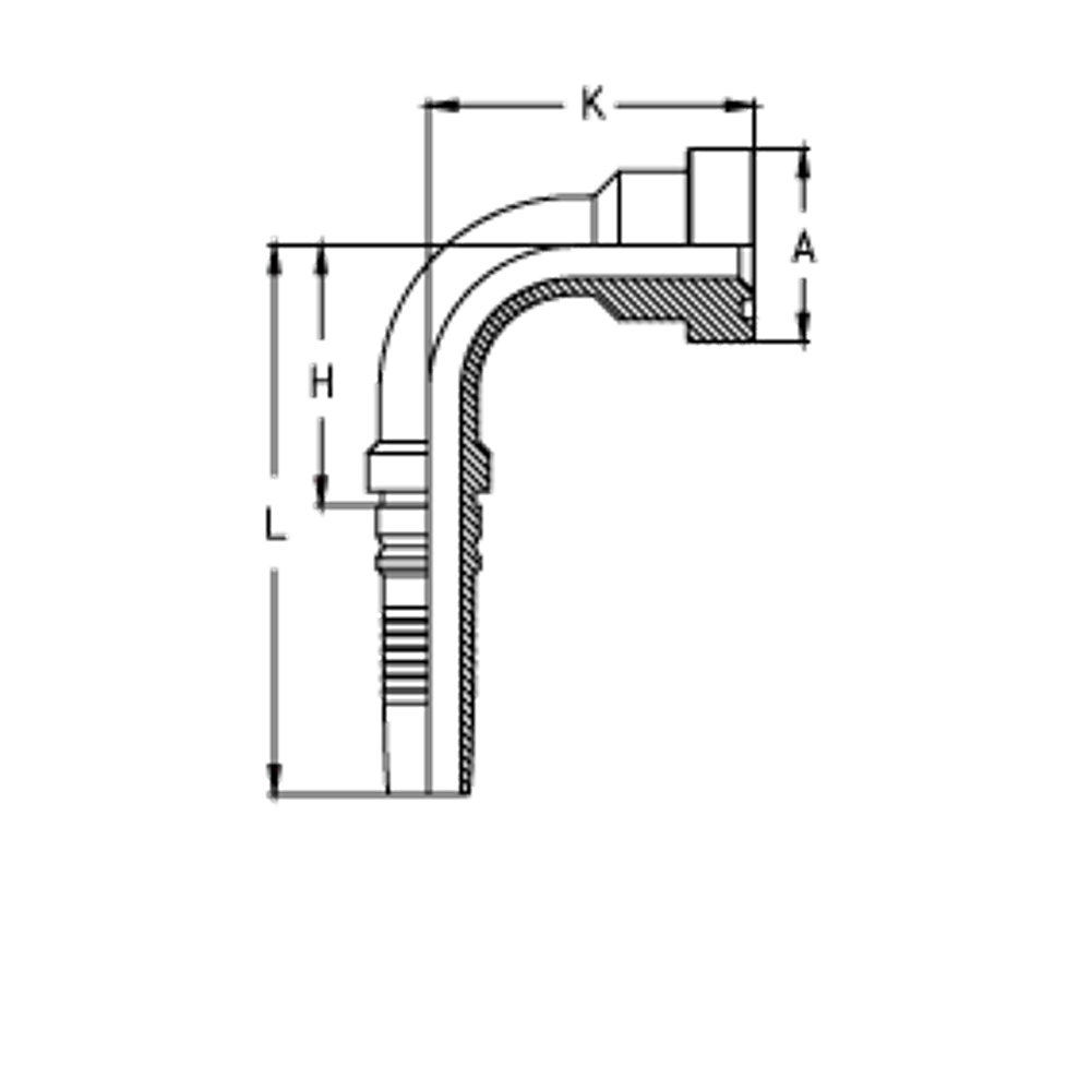 Фитинг DN 20 SFS CAT 3/4 41.3 (90) Interlock