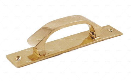 Ручка оконная латунь скоба Тверь малая