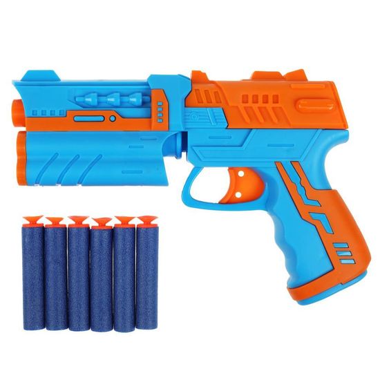 Бластер мягкие пули, блист.26,5*28,5*5см ИГРАЕМ ВМЕСТЕ