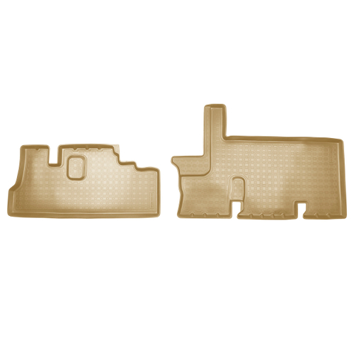Ковры в салон Norplast/Unidec для ГАЗ Gazel Next (2014-)Полиуретан,Бежевый,задние для авто с доп.отопителем 2-го ряда арт.NPA00-C23-214-B