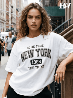 Футболка женская оверсайз NEW YORK