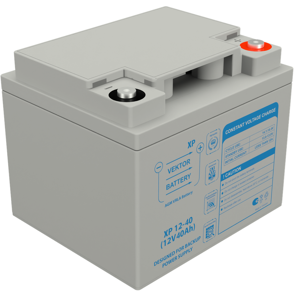 Аккумулятор VEKTOR Battery XP 12-40