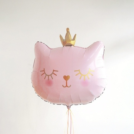 Шар "Кошечка с короной"