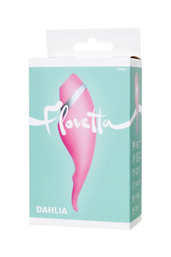 Многофункциональный стимулятор эрогенных зон Flovetta DAHLIA, силикон, розовый, 14 см
