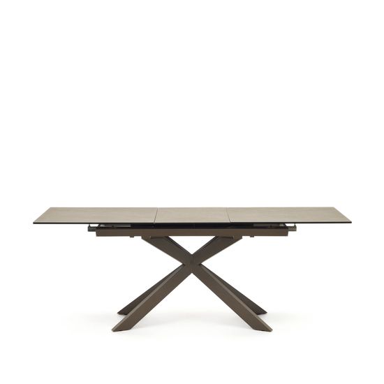 Atminda Раздвижной стол из керамики и стали с коричневой отделкой 160 (210) x 90 см Испания 