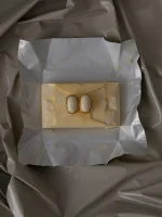 Серьги Nude, Кремовые