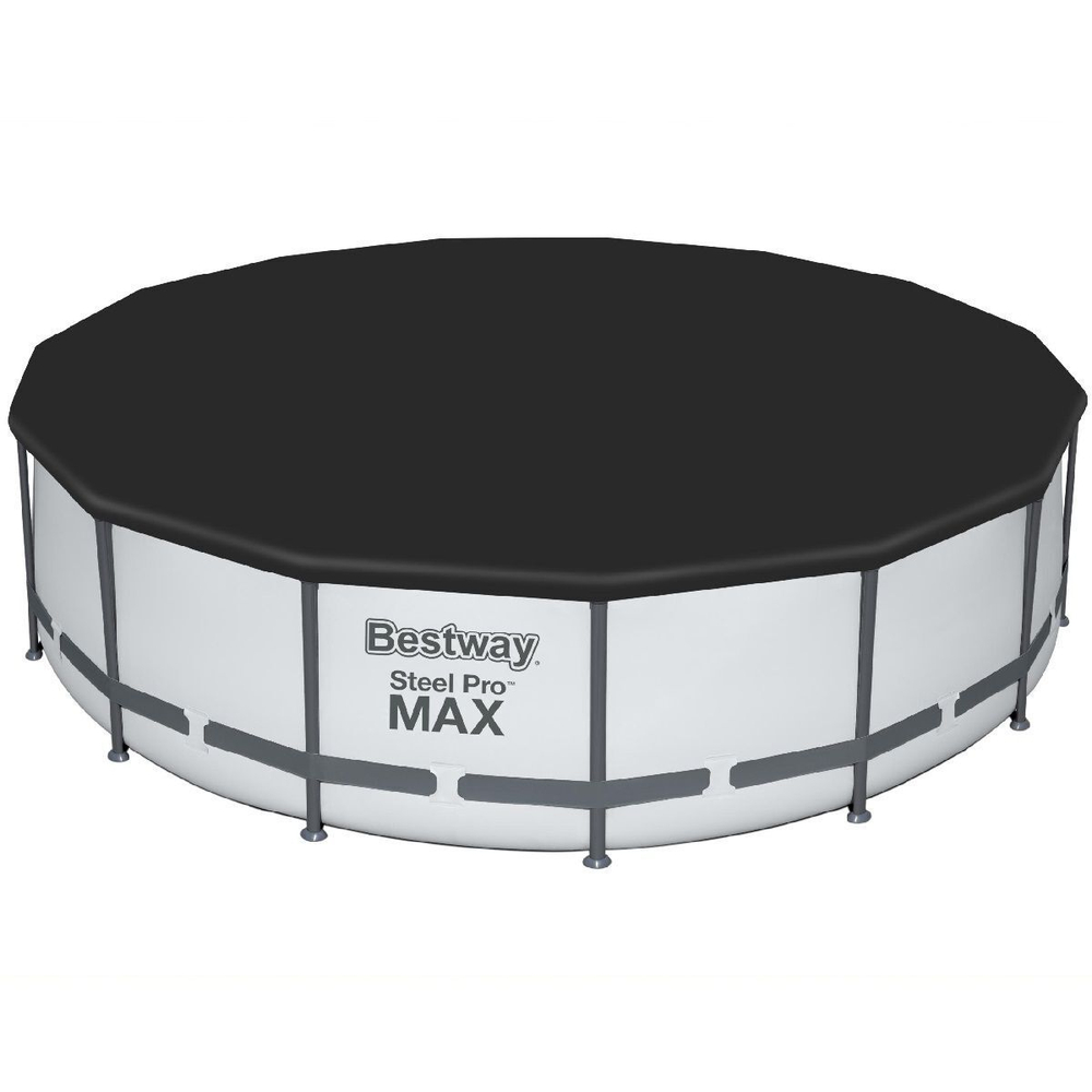Каркасный бассейн Bestway Steel Pro 56488 (457х107 см) с картриджным фильтром, тентом и лестницей