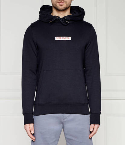 Худи MONOTYPE BOX Tommy Hilfiger - темно-синий(MW0MW34379)