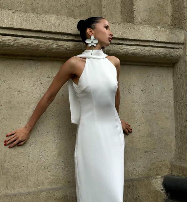 Шелковое платье Meet His Parents