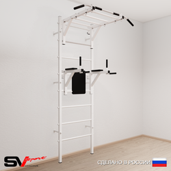 Шведская стенка Sv Sport усиленная 622 (Турник рукоход/Брусья)