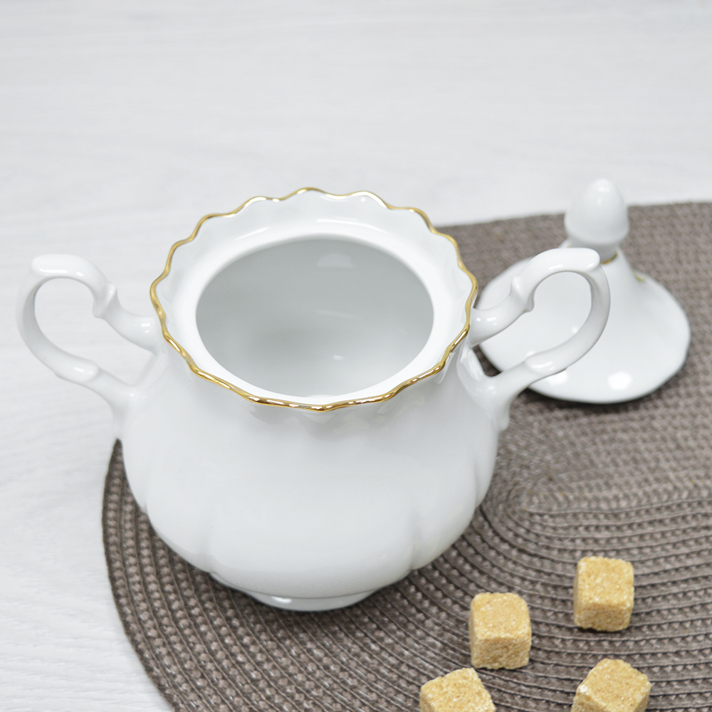 Сахарница 550мл форма Романс Без деколи 05712