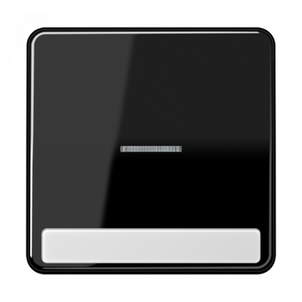 JUNG CD 500/CD plus Черная Клавиша 1-ая с/п с полем для надписи, арт.CD590NAKO5SW