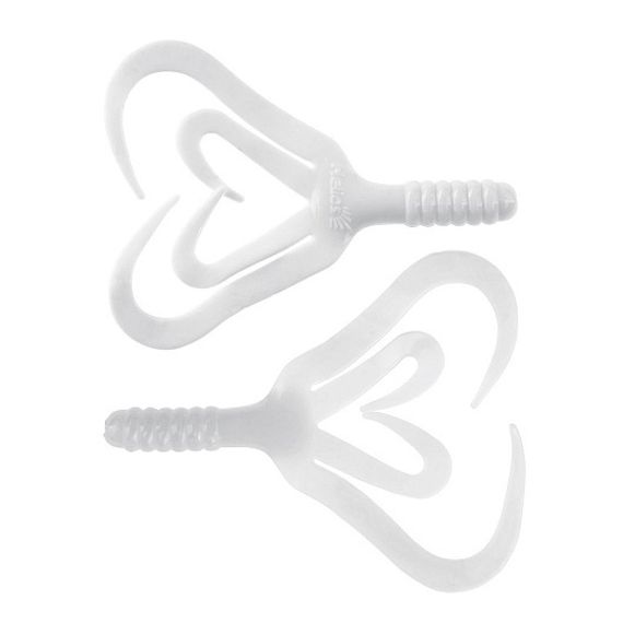 Твистер Helios Credo Four tail 2,35&quot;/6,0 см Phosphorus 10шт. (HS-20-041)