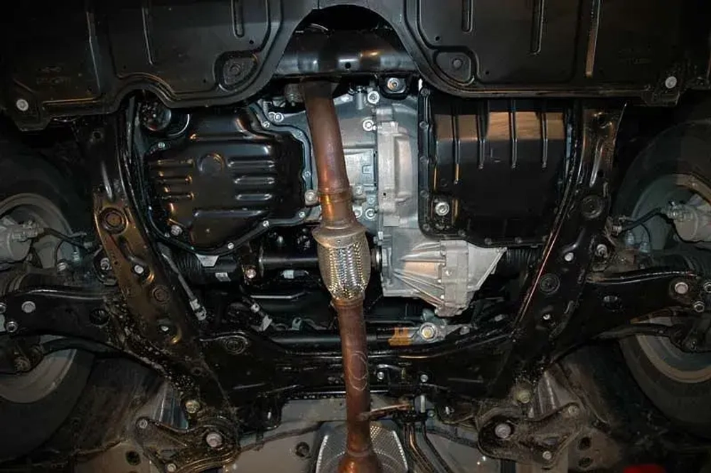 Защита картера и КПП Sheriff для Toyota Camry VI (XV40) 2006-2011 арт.24.1544