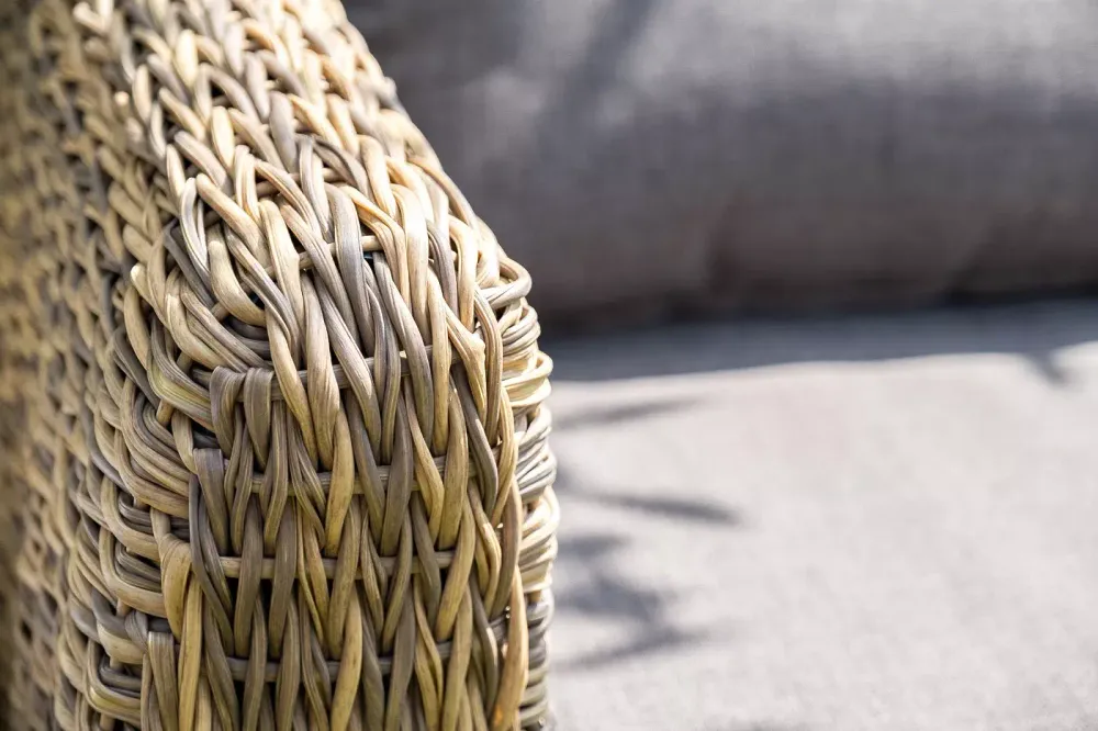 "Кальяри" лаунж-зона из искусственного ротанга (гиацинт), цвет соломенный