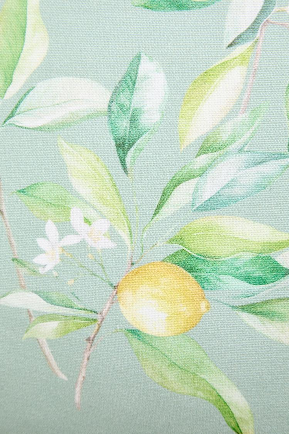 ZARA HOME ЧЕХОЛ ДЛЯ ДЕКОРАТИВНОЙ ПОДУШКИ С ПРИНТОМ «ЛИМОНЫ», ЗЕЛЕНЫЙ