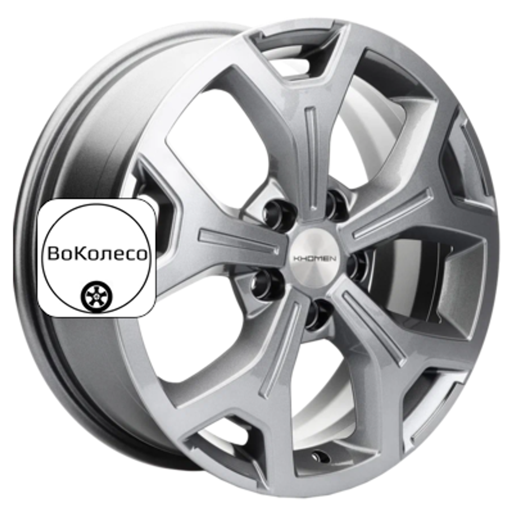 6,5x17/5x114,3 ET45 D54,1 KHW1710 (Coolray) Gray Khomen Wheels