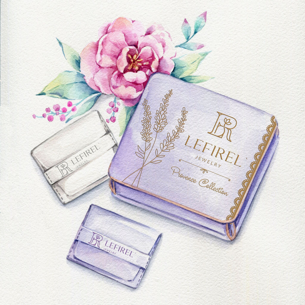 LEFIREL' Серьги серебряные женские "Ирисы" с цветами из муранского стекла / ювелирные украшения из родированного серебра 925