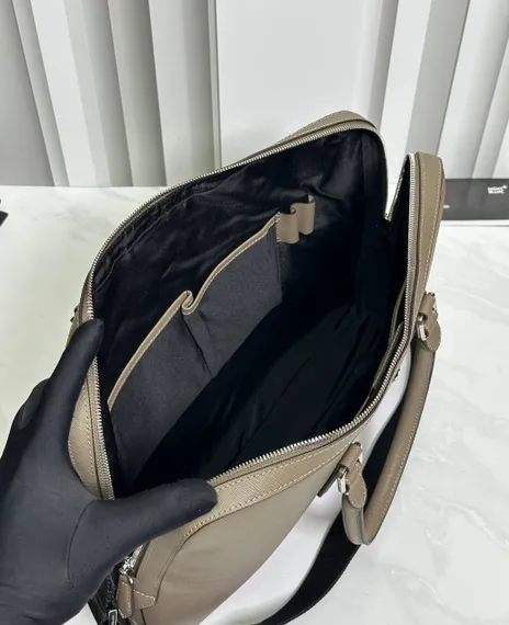 Портфель для документов MONTBLANC Sartorial бежевая