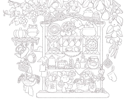 [Vol.4] Rabbit's Fairy Tale Fantasy. Coloring Book