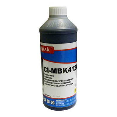 Чернила MyInk CI-MBK412 v.1 для CANON iPF5000/iPF9000/iPF8400/iPF9400 (1л, Pigment) matte black