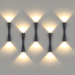 4291/10WL HIGHTECH ODL22 437 черный/металл Настенный светильник IP20 LED 10W 453Лм 3000K ANIKA