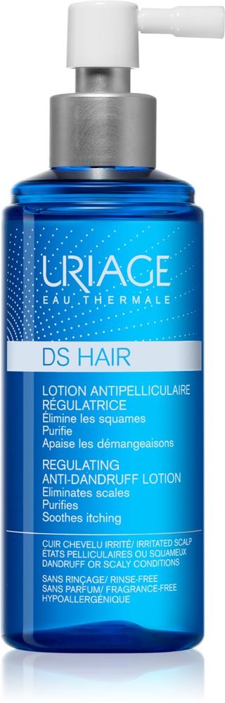 Uriage успокаивающий спрей для сухой и зудящей кожи головы DS HAIR Regulating Anti-Dandruff Lotion