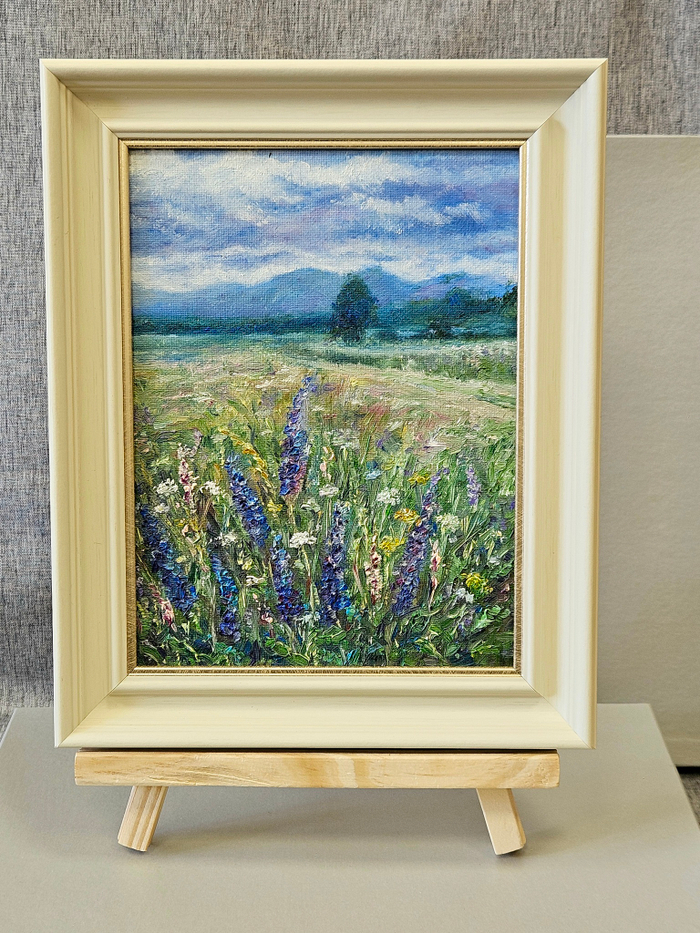 Картина "Цветочная симфония" 15х20