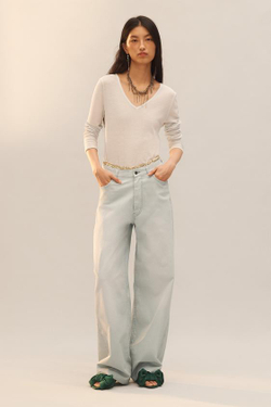 ZARA ПРЯМЫЕ ДЖИНСЫ - LIMITED EDITION, ГОЛУБОЙ