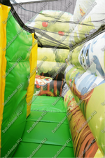 Коммерческий надувной батут "Сафари" 6*5*5 м