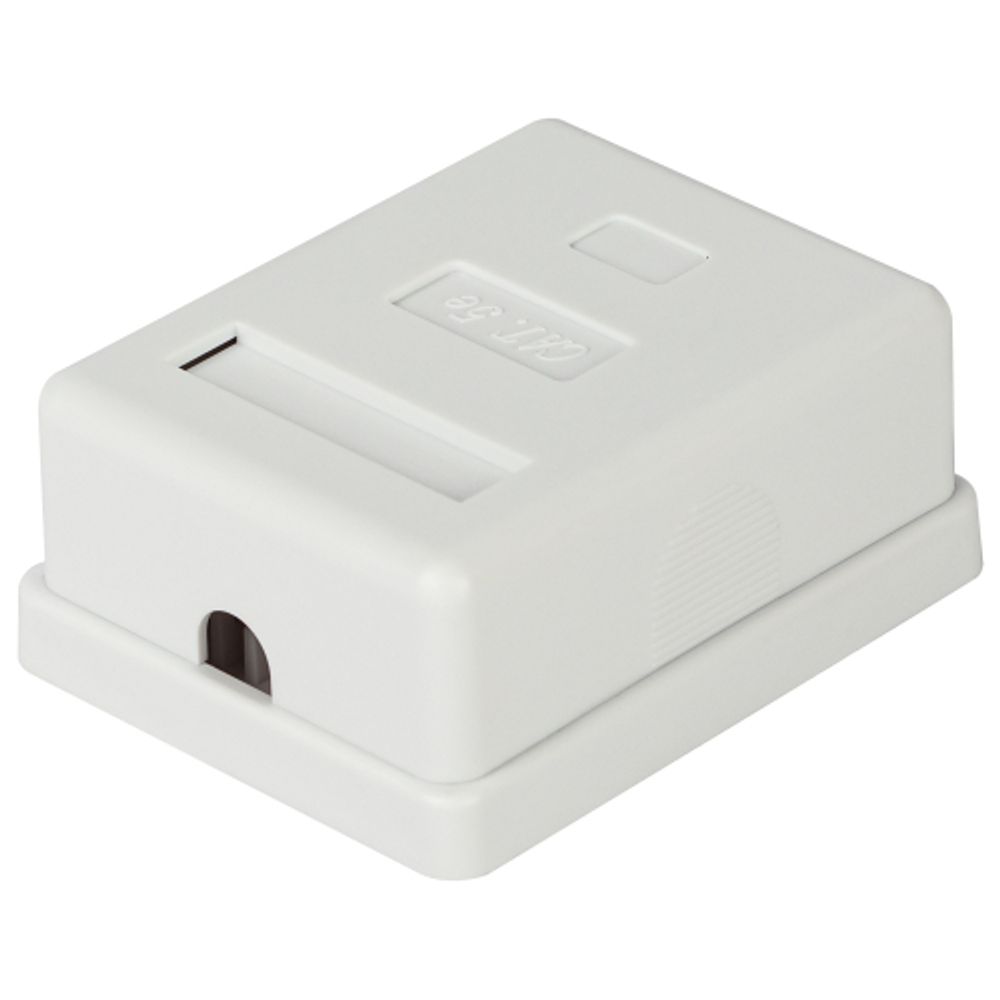 Компьютерная розетка ЭРА RJ-45 категория 5е неэкранированная 1-порт упаковка 1 шт.