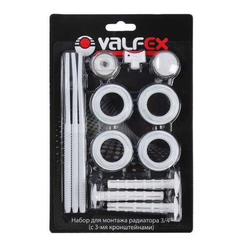 AD-1003 3/4 Комплект для монтажа радиаторов с 3-мя кронштейнами 3/4" VALFEX